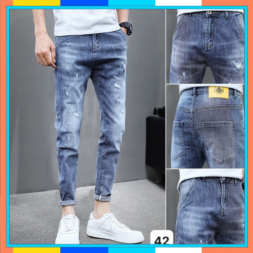 Quần Jean Nam Cao Cấp 💝Freeship💝 Quần Bò Nam, Quần Rin Nam Cao Cấp Co Giãn 4 Chiều HU109 | WebRaoVat - webraovat.net.vn