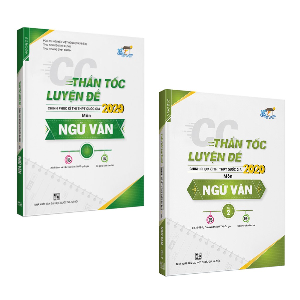 Sách - Combo thần tốc luyện đề 2020 môn Ngữ văn (2 tập)