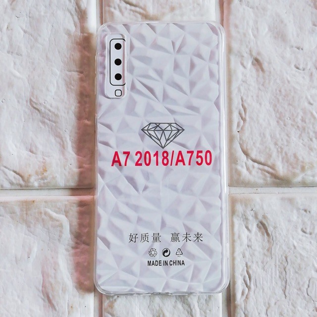Ốp lưng vân 3D kim cương Oppo  A83 F3 F7 F1s A59 Reno 6.4 trong suốt dẻo cao cấp