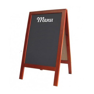 Bảng menu 2 mặt romana viết phấn kích thước 60x120cm