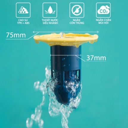 Chống Mùi Hôi Nhà Vệ Sinh, Ngăn Mùi Đường Thoát Nước, Silicone Chống Trào Ngược, Chống Mùi Hôi