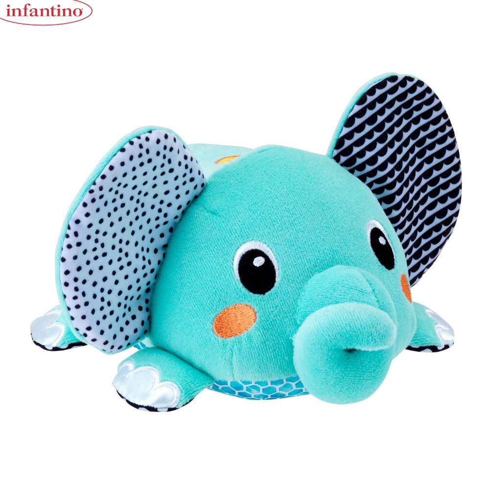 Đồ Chơi Phát Nhạc Hình Chú Voi Con INFANTINO Dành Cho Bé Hỗ Trợ Phát Triển Các Giác Quan Và Các Kỹ Năng Vận Động