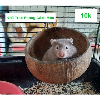 Nhà Ngủ Hamster Phong Cách Mộc Thiên Nhiên
