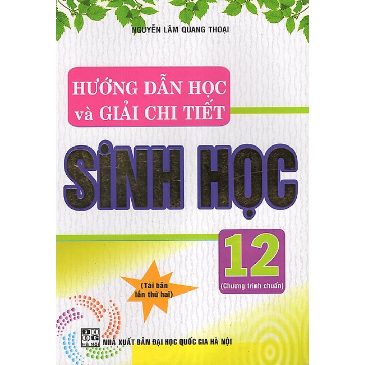 Sách - Hướng dẫn học và giải chi tiết Sinh học 12