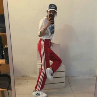 Joggers thun thể thao viền sọc