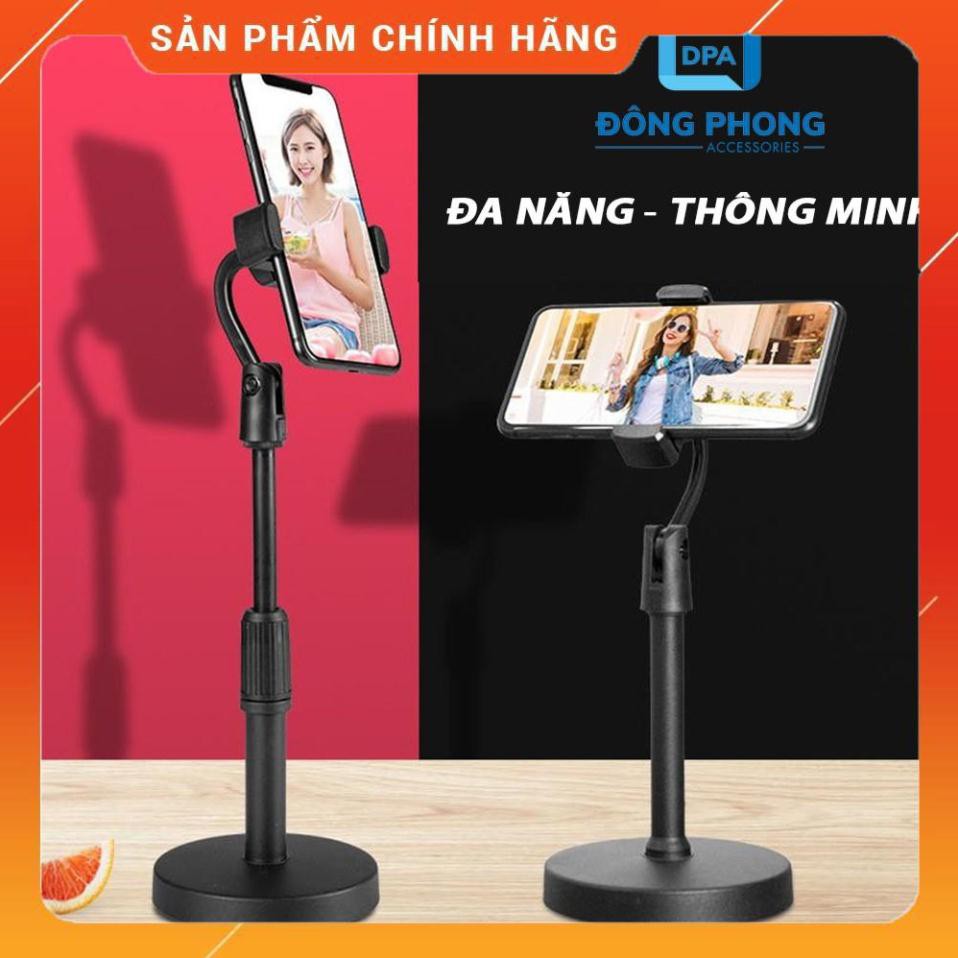 Chân Đế Để Bàn Kẹp Điện Thoại Khi Xem Phim, Livestream Xoay 360 Độ Thông Minh