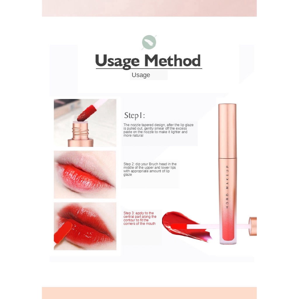 [Hàng mới về] Son kem dưỡng ẩm chống nước không dễ phai | BigBuy360 - bigbuy360.vn