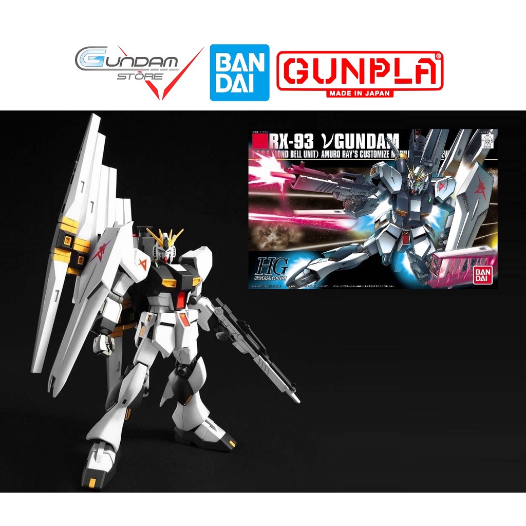 Mô Hình HG Nu Gundam RX-93 Bandai 1/144 HGUC UC Đồ Chơi Lắp Ráp Anime Nhật