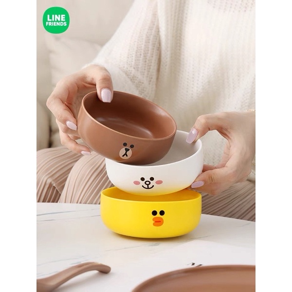 Bát ăn cơm size nhỏ Line Friends.