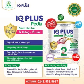  Sữa IQ PLUS PEDIA 900g