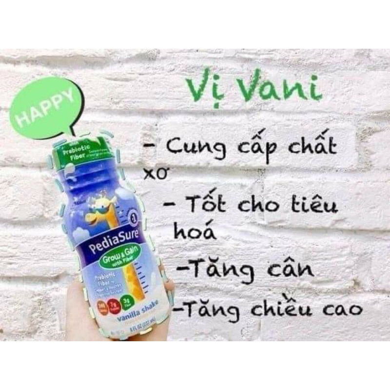 THÙNG 24 CHAI SỮA NƯỚC PEDIASURE MỸ 237ML