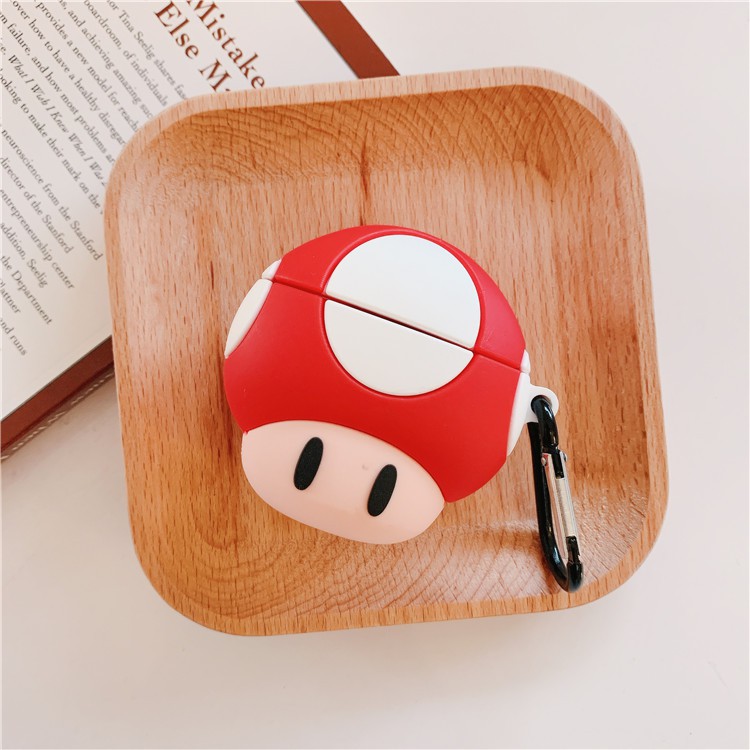 ☘️Tặng kèm móc☘️ Case bao Airpod 1 2 Mario siêu ngầu - Vỏ bọc Cover đựng tai nghe không dây