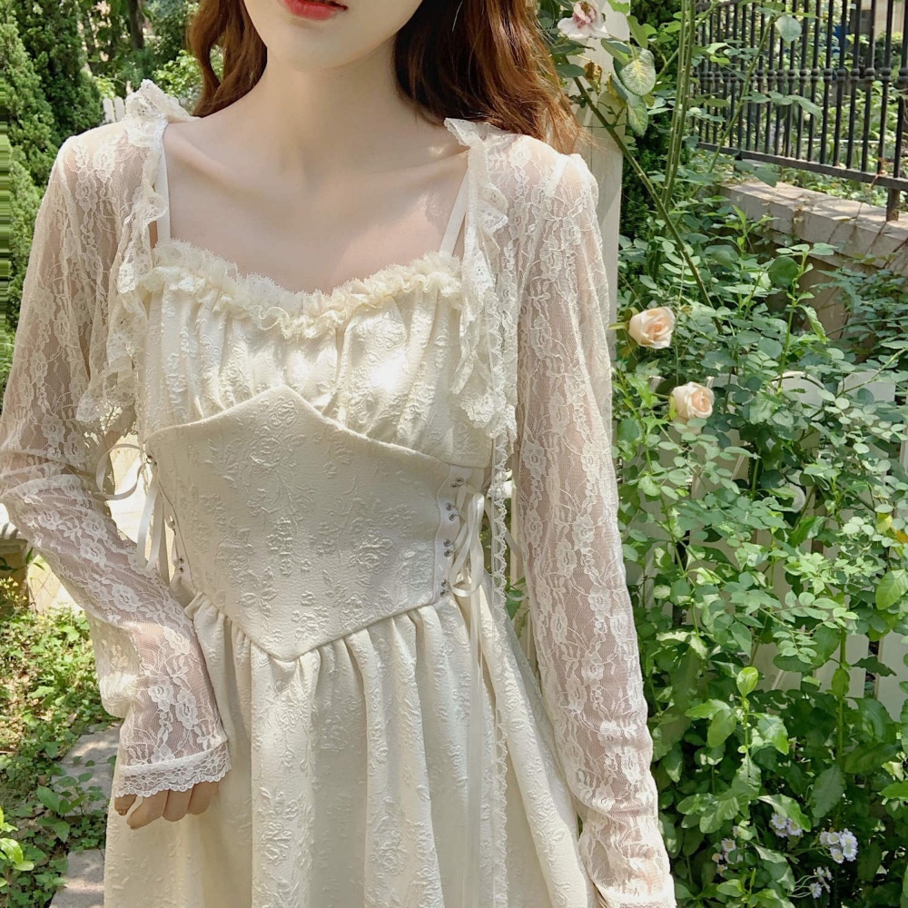 Áo Khoác cardigan Chống Nắng Phối Ren Thời Trang Mùa Hè Cho Nữ