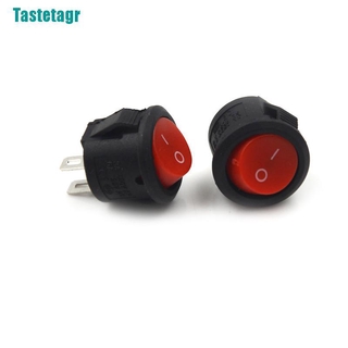 Set 10 Công Tắc Tròn Mini 2 Pin 16mm Chuyên Dụng Cho Tàu Thuyền