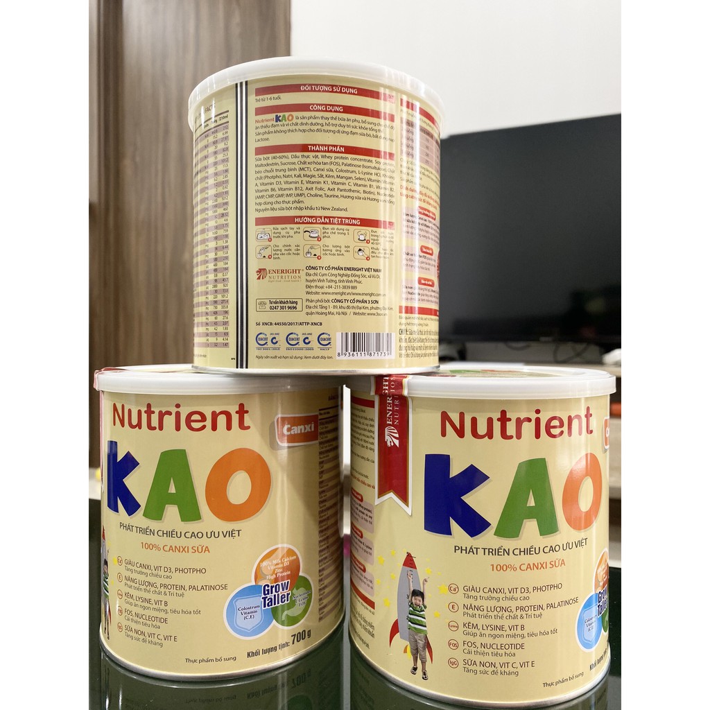 SỮA NUTRIENT KAO CHO TRẺ TỪ 1-6 TUỔI [HSD 2022]