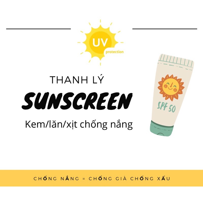 Thanh lý Kem chống nắng Xịt chống nắng Prreti JM Crystal Jayjun Mediheal