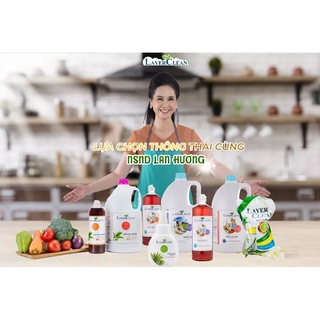 Nước rửa bát hữu cơ Layer clean hương Quế 5 Lit