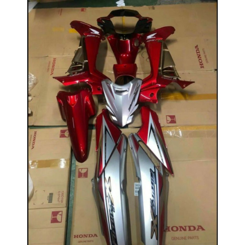 bộ nhựa dàn áo xe future X 2008-2010 đỏ zin honda chính hãng