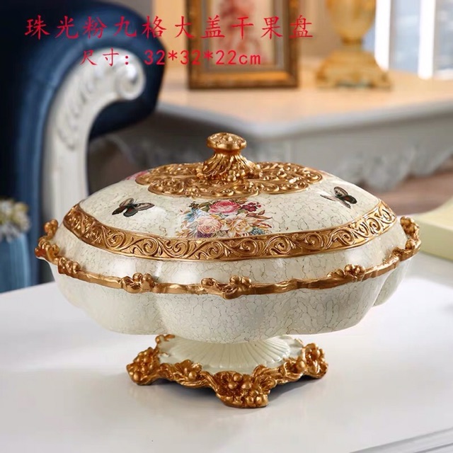 (Có sẵn )Khay đựng bánh mứt kẹo có nắp
