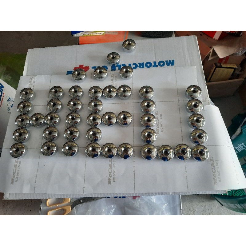 Tay nắm SH mode gù inox trắng đẹp