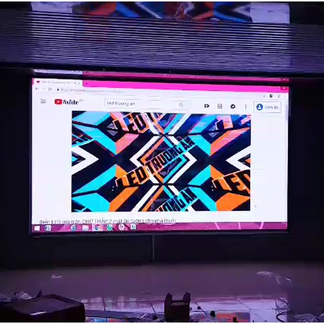 Tấm led ma trận, module P5 full màu trong nhà chuyên làm màn hình led ma trận, kích thước 16 x 32 cm