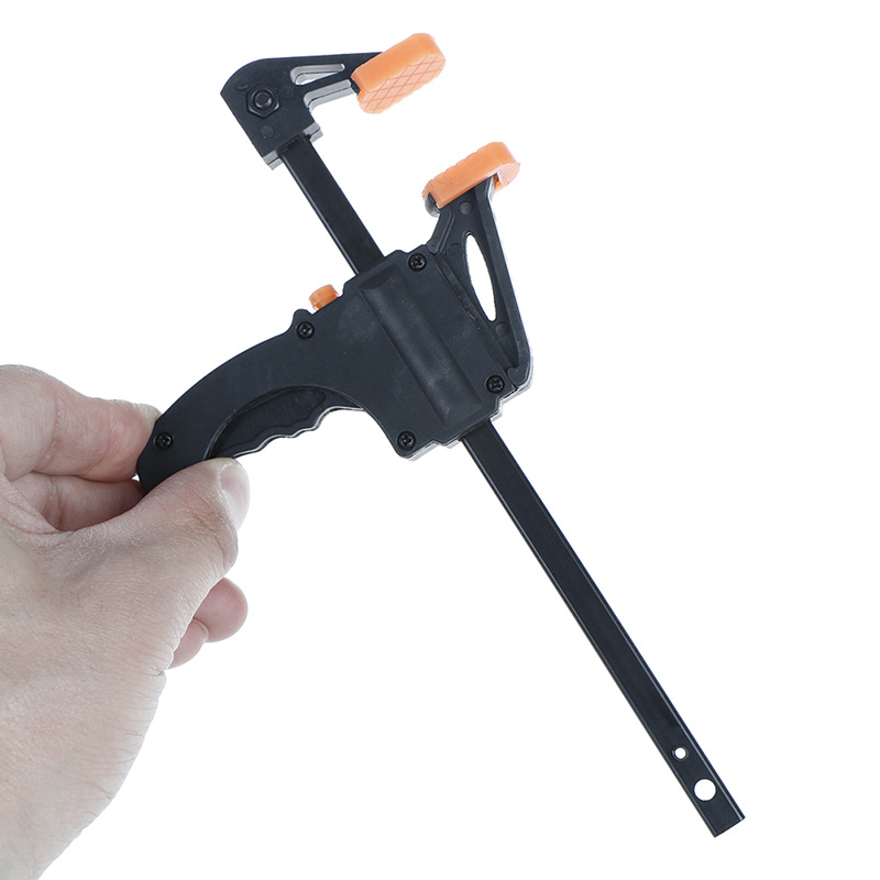 Kẹp chữ F hỗ trợ làm sản phẩm gỗ an toàn tiện dụng 4 inch