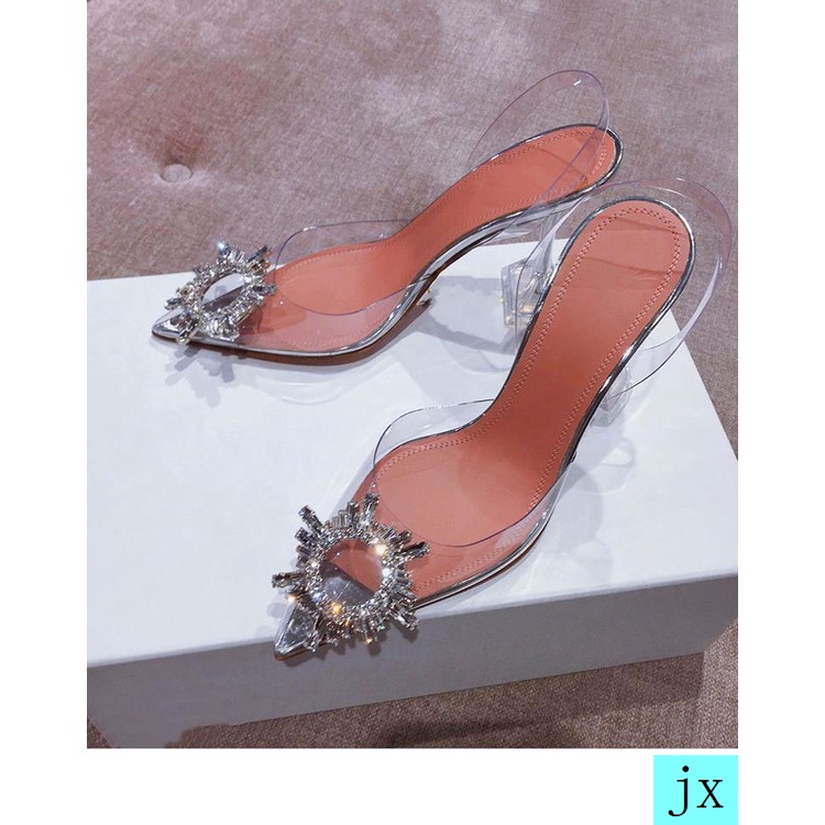 Giày sandal cao gót có cỡ lớn thời trang sành điệu dành cho nữ 4142
