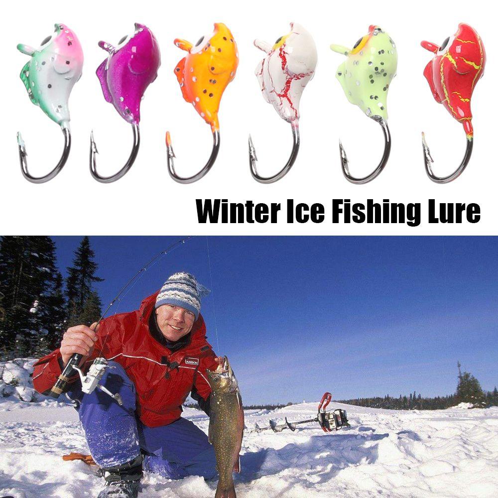 MYRONGVN Mồi Câu Cá Mùa Đông Nhân Tạo Cứng Gắn Móc Câu Tiện Dụng