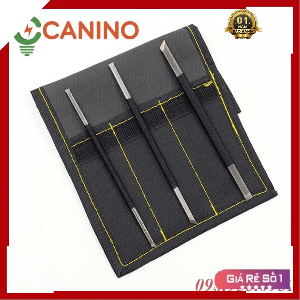 Bộ dụng cụ 3 cây tiện FREESHIP , đục điêu khắc thép  cacbon HRC70 dây quấn cao cấp