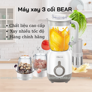 Máy xay sinh tố đa năng bear 3 cối - bảo hành 12 tháng