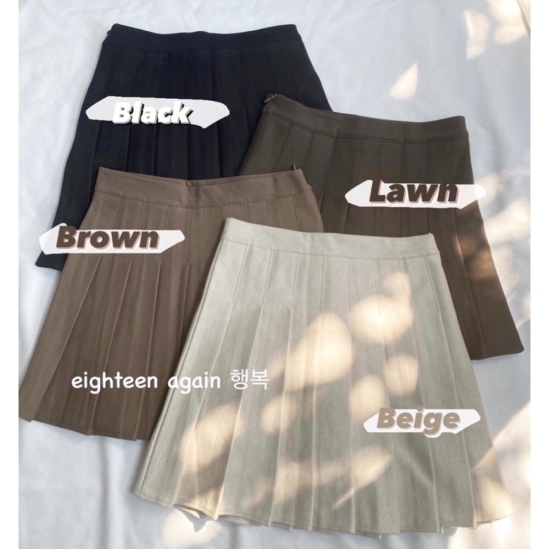 Chân váy tennis chất dạ mịn (Hàng sẵn/ảnh thật/18again)