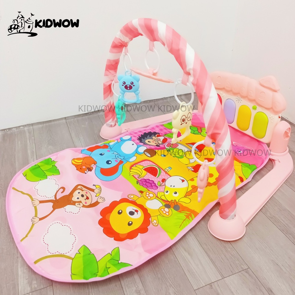 (Tặng Kèm Lục Lạc Đồ Chơi Cho Bé) Thảm Nhạc Cho Bé, Đồ Chơi Cho Trẻ Từ Sơ Sinh Giúp Kích Thích Thị Giác Và Trí Não
