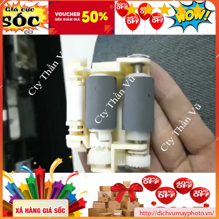 Bộ quả cao su kéo giấy máy in màu Epson C5210 C5290 hàng đẹp đảm bảo chuẩn chất lượng Kholinhkienmayin