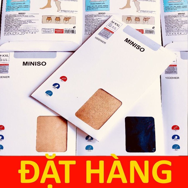 Combo 2 quần tất nhật miniso chính hãng