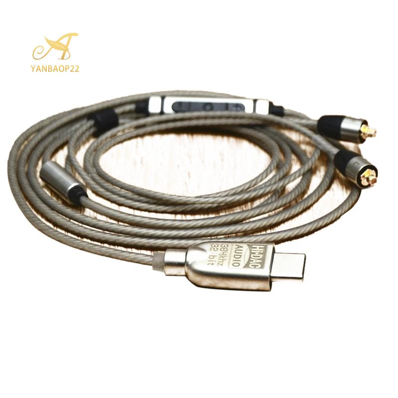 Cáp chuyển đổi âm thanh type-c DAC ALC5686 dành cho Sennheiser IE8 IE8I IE80 80S Shure MMCX Se215