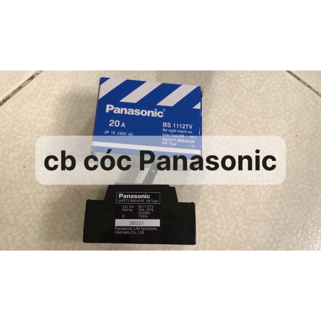 Panasonic - Cầu dao an toàn Aptomat Át HB CB cóc Panasonic 10A 15A 20A 30A 40A chính hãng