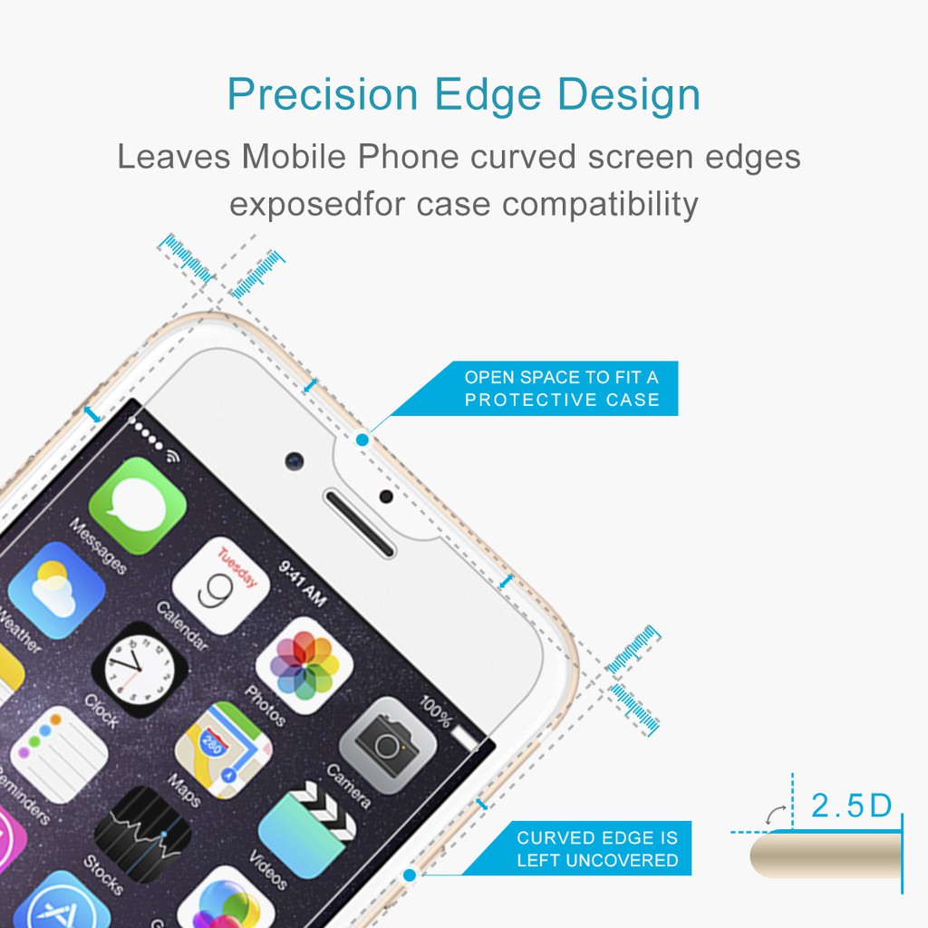 Kính cường lực 2.5D bảo vệ màn hình cho iPhone X 8 7 6 s 7plus 8 Plus 6Plus 6SPlus XS XR XSMAX 11 11PRO 11Promax 12 12pro 12promax 13 13pro 13promax