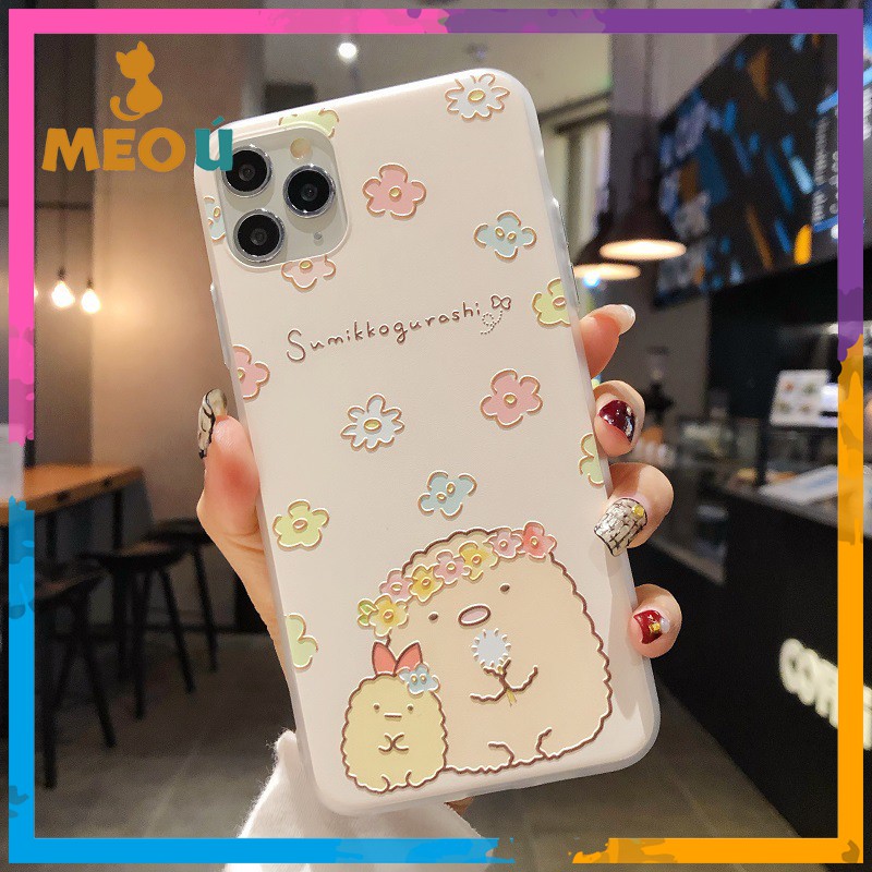 Ốp iPhone Gấu Và Mèo Sumikko iPhone 7Plus/8Plus/X/Xs Max/11/11 Pro/11 Pro Max - ốp iphone