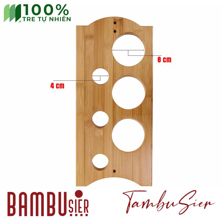 [BAMBOO] Giá để rượu vang gỗ tre tự nhiên - Kệ rượu vang bằng gỗ tre cao cấp [MASSETO]