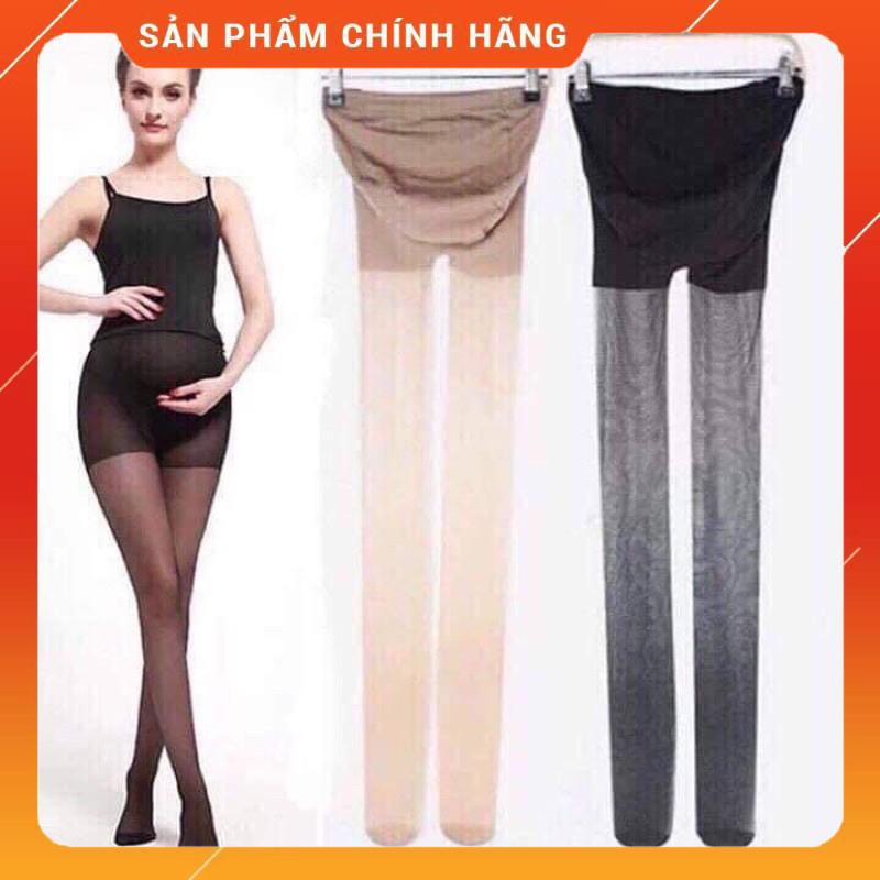 [Siêu sale]Quần tất bầu mỏng thu đôngHàng Quảnh châu cao cấpquần tất cho bà bầu có chun chỉnh freesize2 màu đen và da