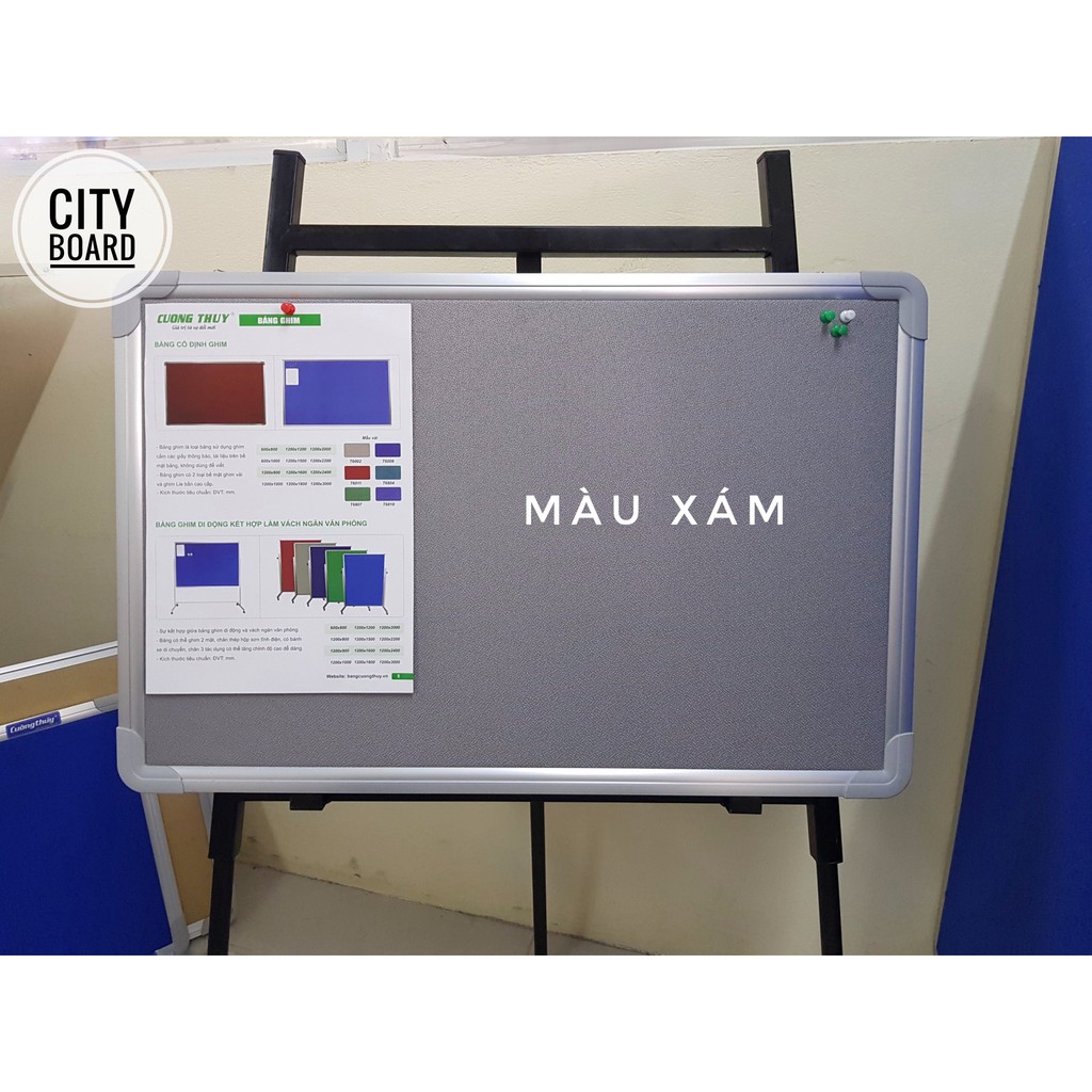 Bảng ghim tài liệu , KT: 40x60cm, 60x80cm  dòng Standard - Bảng Cường Thúy,