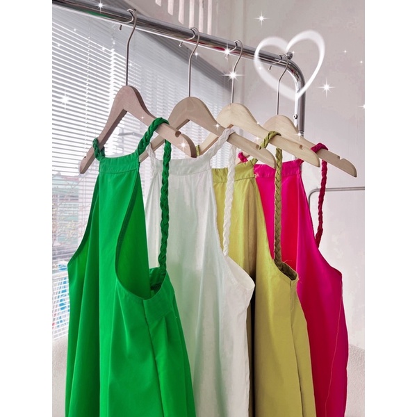 💕ĐẦM SUÔNG CỔ YẾM QUAY TẾT 4 MÀU TRẺ TRUNG KT💕GIMI