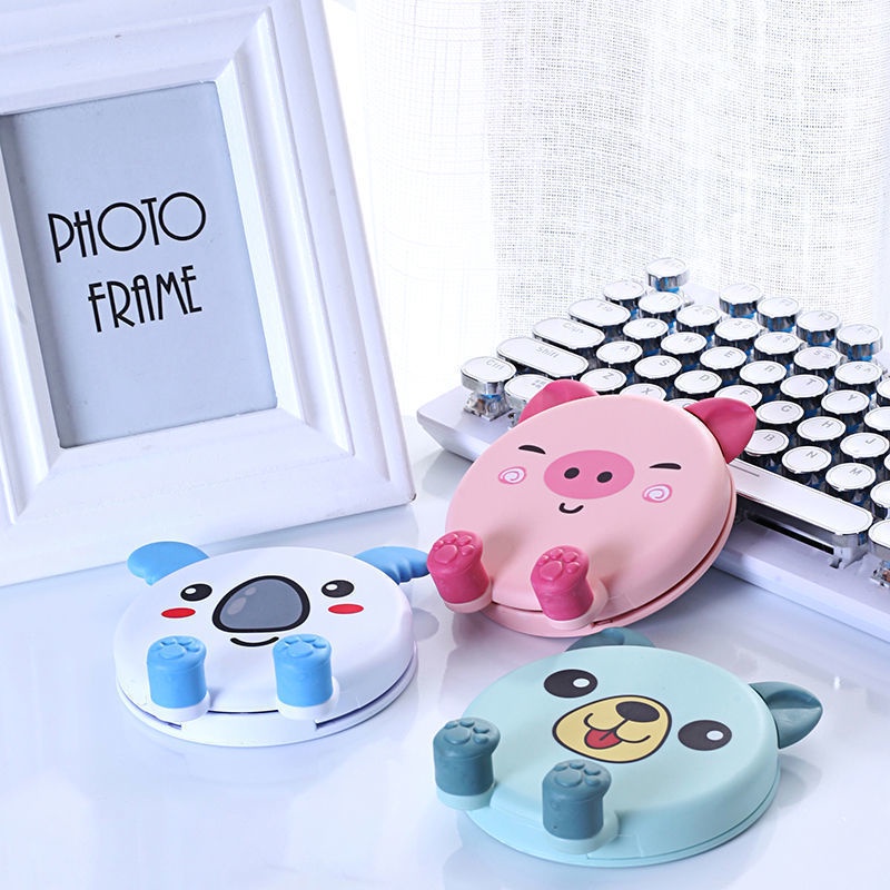 Giá đỡ điện thoại di động xếp gọn hình thú để bàn siêu dễ thương T3
