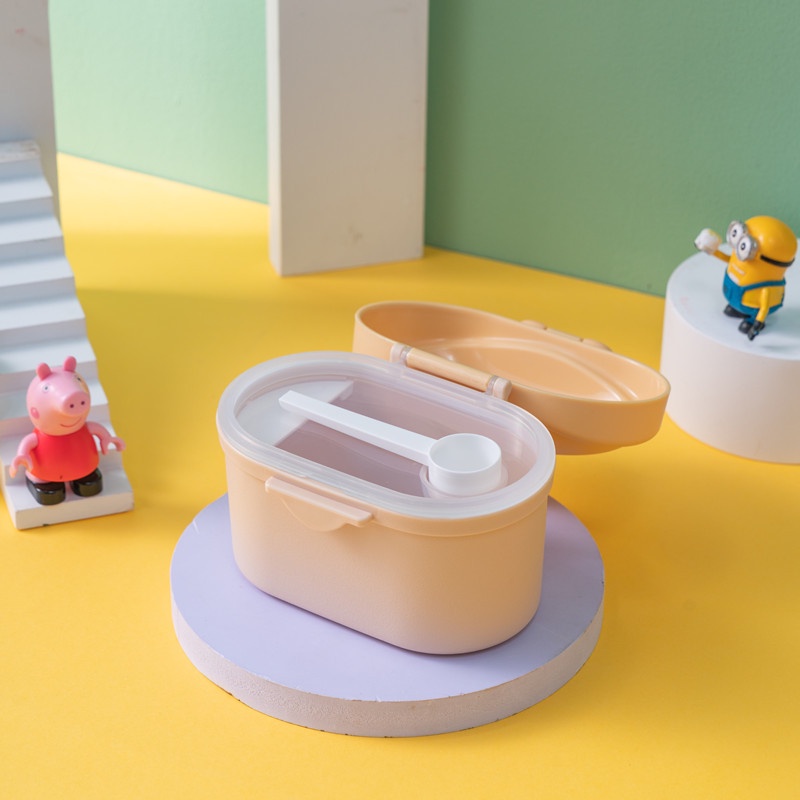 Hộp Đựng Sữa Bột Cho Bé, Đồ Khô Hình Vương Miện Cao Cấp (có thể tiệt trùng) Babibu-HOP01