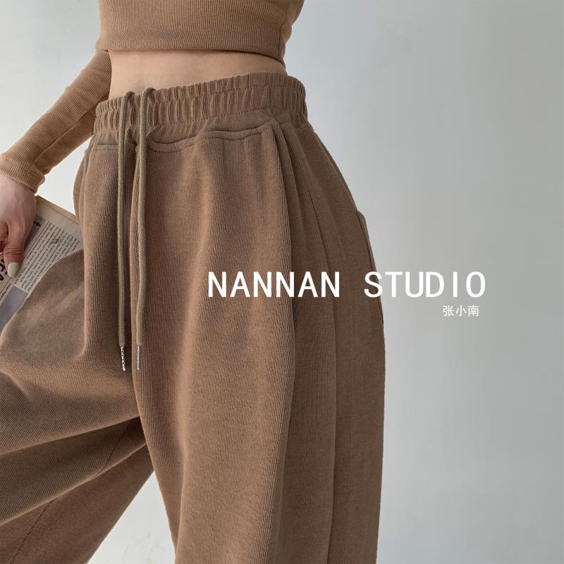 COZOK Quần Legging Thể Thao Lưng Cao Dáng Rộng Phối Dây Rút Năng Động Hợp Thời Trang
