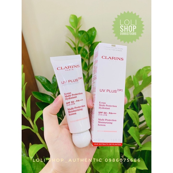 [Made in France] [Mẫu Mới] Clarins Kem Chống Nắng (KCN) Clarins Rose, Translucent, Lavender - 3ml 50ml