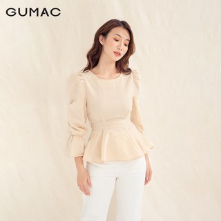 Áo peplum tay phồng AA1033 GUMAC