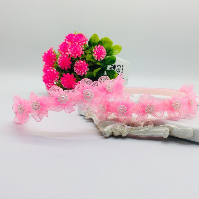 Bờm tóc hanmade siêu dễ thương cho bé gái