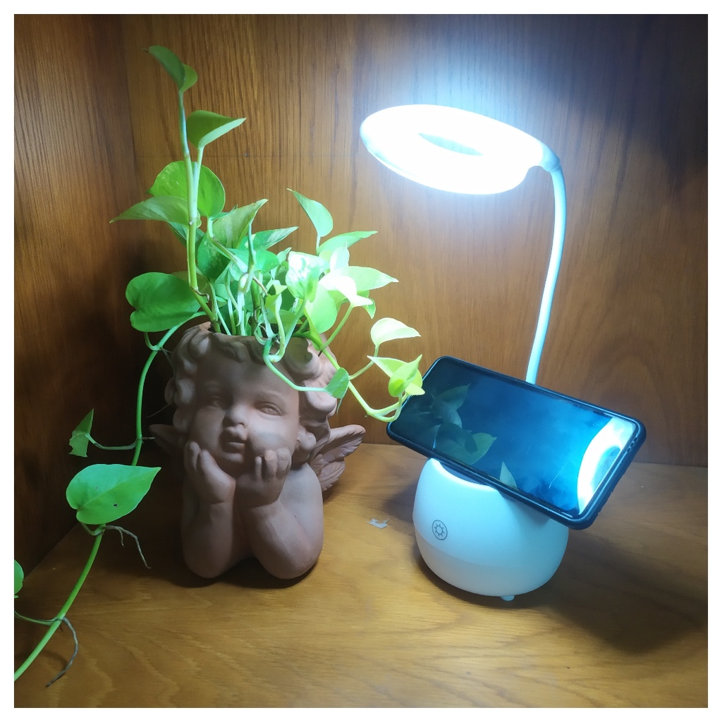 Đèn Led để bàn 3 chế độ sáng, đèn bàn tích điện, đèn học chống cận