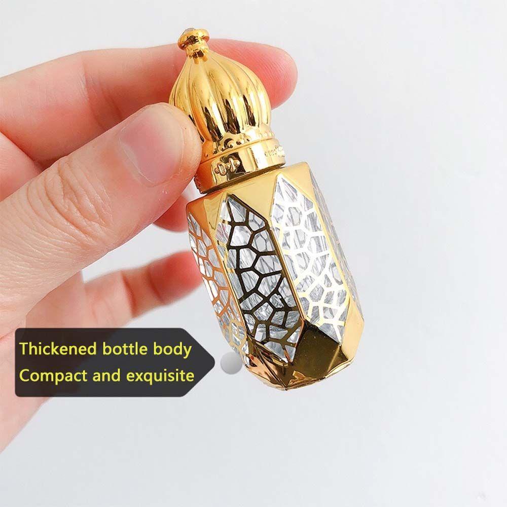 MXGOODS High Quality Perfume Bottle 6ml Perfume Container Empty Bottle Beauty Lady Gift Roll-on Essential Oil Bottle Cosmetics Sample Test Container Vintage Luxury Style Refillable Bottles